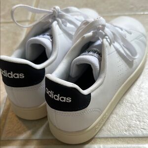 New Adidas White and Black Casual Sneakers